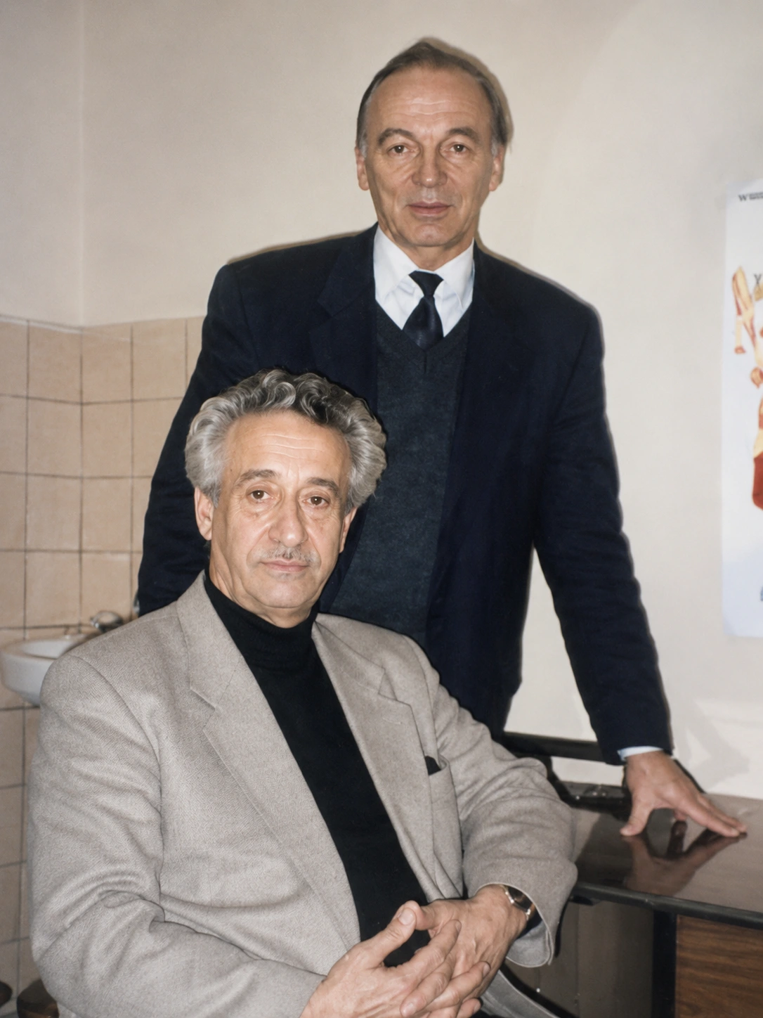 Prof. Dr. S. V. Zenin mit Christos Drossinakis.